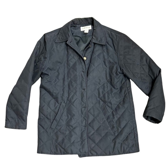 Orvis Quilted Black Jacket Size M - Picture 1 of 6